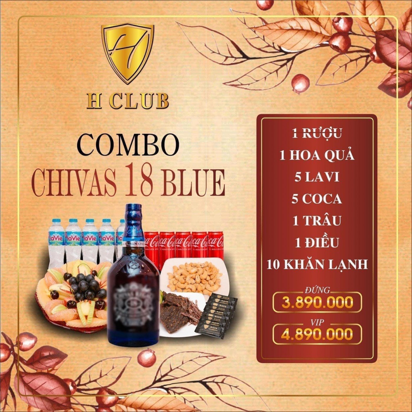 COMBO CHIVAS 18 (VIP) - Ảnh 1