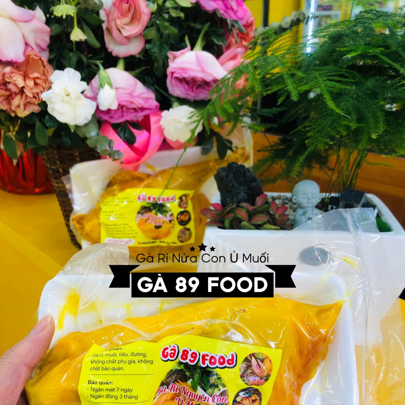 GÀ RI NỬA CON Ủ MUỐI - Ảnh 1