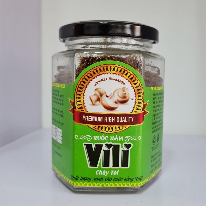 Ruốc Nấm Vili Song Phương Vị Cháy Tỏi Lọ 60g - Ảnh 2