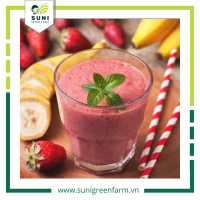 Smoothie dâu tây - Ảnh 1