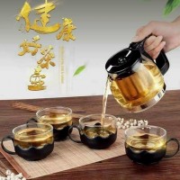 Bộ Bình Lọc Trà Thủy Tinh Chịu Nhiệt - Ảnh 1
