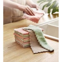 Khăn Lau Bếp Đa Năng, Bát Đĩa, Cốc Chén Thấm Nước Chống Dính Dầu Mỡ Hai Mặt - Ảnh 1