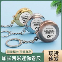 Thước Dây Mini Bằng Thép Không Rỉ 2m - Ảnh 1