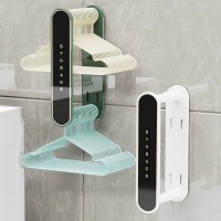 Kệ treo móc quần áo gấp gọn dán tường siêu chắc  - Ảnh 1