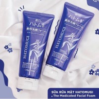 Sữa rửa mặt ngừa mụn và dưỡng ẩm chiết xuất ý dĩ Hatomugi 130g - Ảnh 1