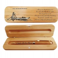 BÚT KÝ THÂN GỖ KHẮC TÊN THEO YC - Ảnh 3