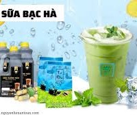 Trà sữa bạc hà 500ml - Ảnh 1