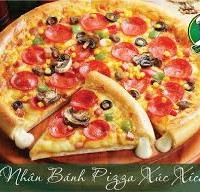 Pizza xúc xích 20cm - Ảnh 1