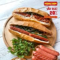 Bánh mì kẹp pate xúc xích - Ảnh 1