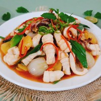 Mực xào - Ảnh 1