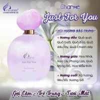 Nước Hoa Nữ CHARME JUST FOR YOU Vui Tính, Lãng Mạng và Tinh Nghịch 50ml - Ảnh 3