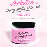 MẶT NẠ Ủ TRẮNG DA TOÀN THÂN ARBUTIN BODY WHITE SKIN SET - BODY MASK - Ảnh 1