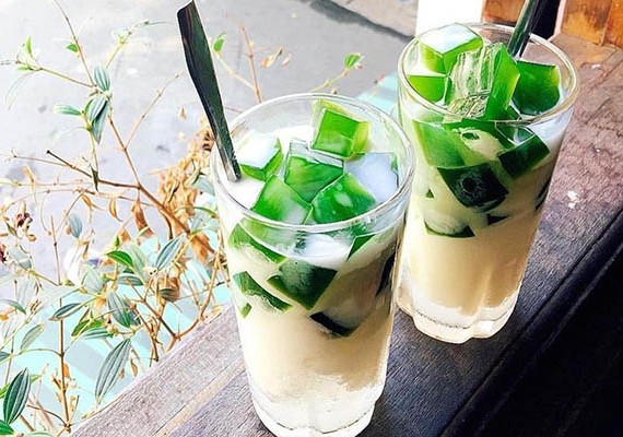 Sữa Chua Thạch Lá Nếp                     Sticky Leaf Jelly Yogurt