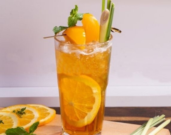 Trà Đào Cam Xả                                       Peach Orange Lemongrass Tea