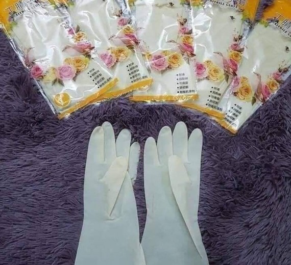 GĂNG TAY SIÊU DAI HOA HỒNG