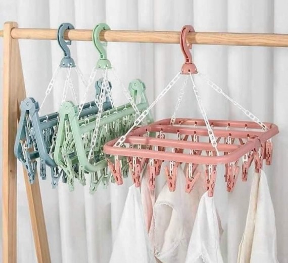 MÓC CHÙM NHỰA VUÔNG 32 KẸP