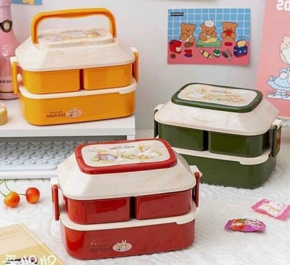 HỘP CƠM VĂN PHÒNG - HỘP CƠM 2 TẦNG SIÊU XINH