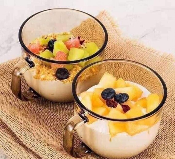 SET 2 CỐC THUỶ TINH MÀU HỔ PHÁCH 480ML