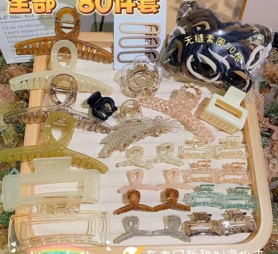SET KẸP TÓC 80 chi tiết