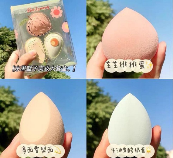 Sét 3 mút nền trái cây