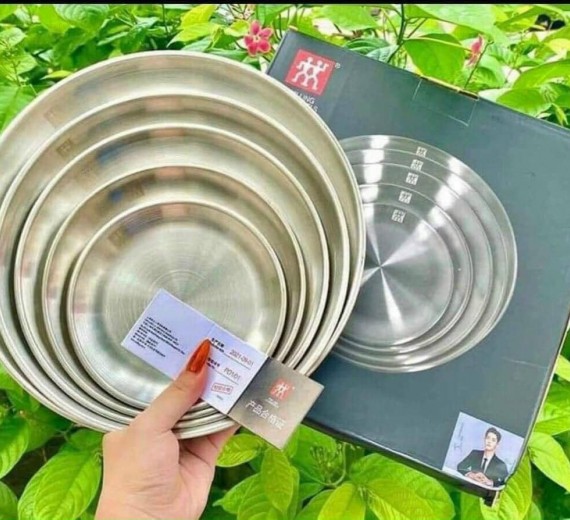 BỘ 5 ĐĨA INOX