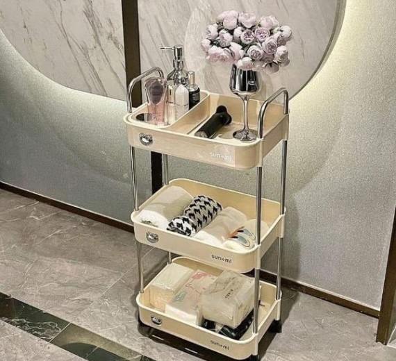 KỆ ĐẨY 3 TẦNG GẤU
