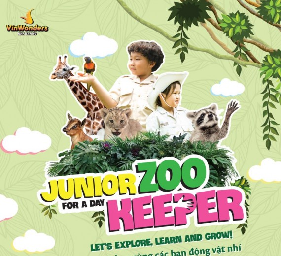 Vé “Nhân viên vườn thú” – Junior Zoo Keepe cho trẻ từ 4 – 12 tuổi