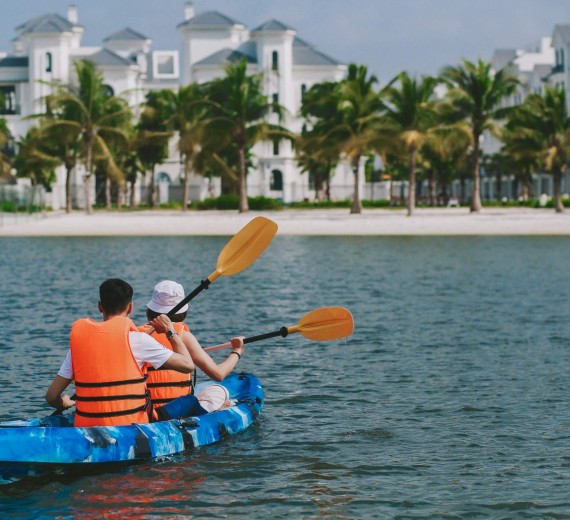 Vé chèo thuyền kayak (Đôi)/Giờ