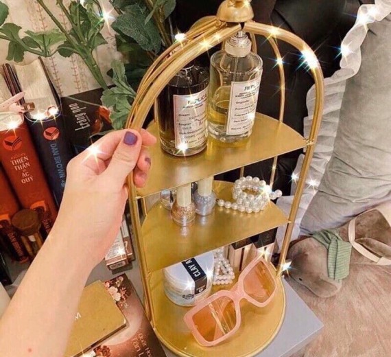 kệ mỹ phẩm LỒNG CHIM