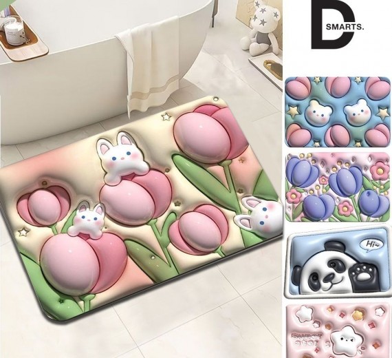 Thảm Chân OVAL 3D
