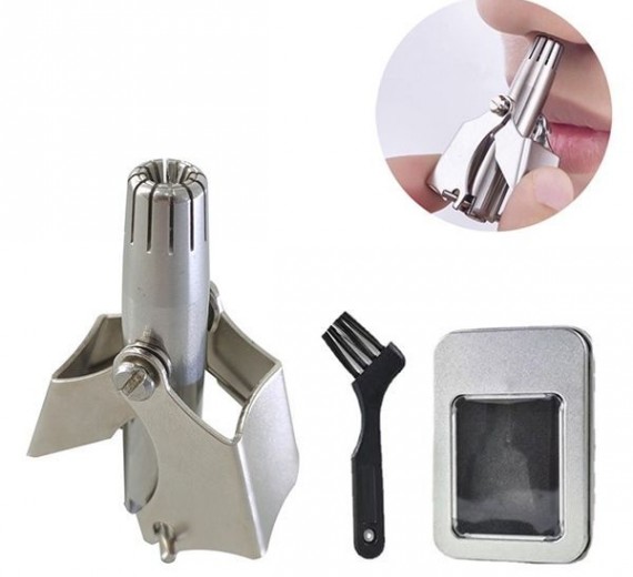 Bộ Tỉa Lông Mũi Bằng Thép Có Hộp