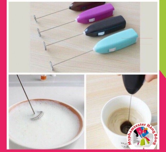 Máy tạo bọt cafe, đánh trứng cầm tay mini