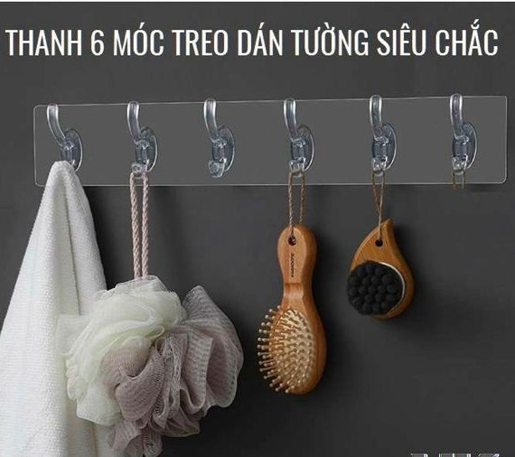 THANH 6 MÓC DÁN TƯỜNG SIÊU CHẮC