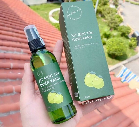Xịt mọc tóc bưởi xanh
