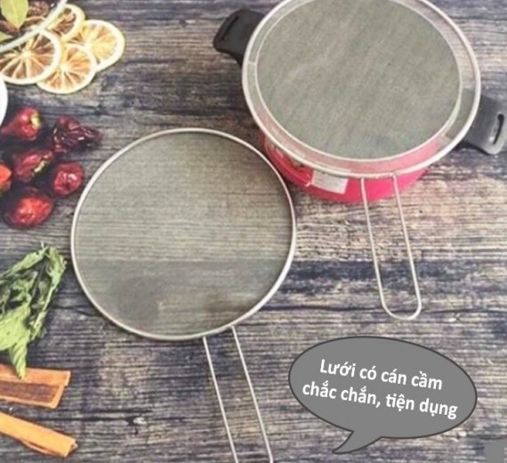 LƯỚI INOX CHẮN DẦU MỠ 30CM