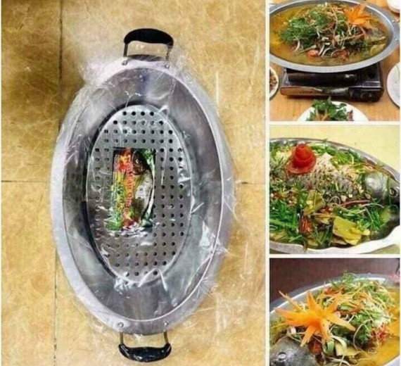 ĐĨA HẤP CÁ 50CM