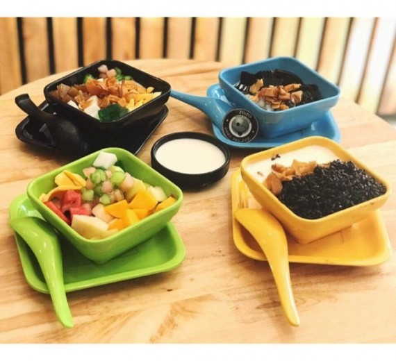 Bộ bát ăn nhựa chè, cháo