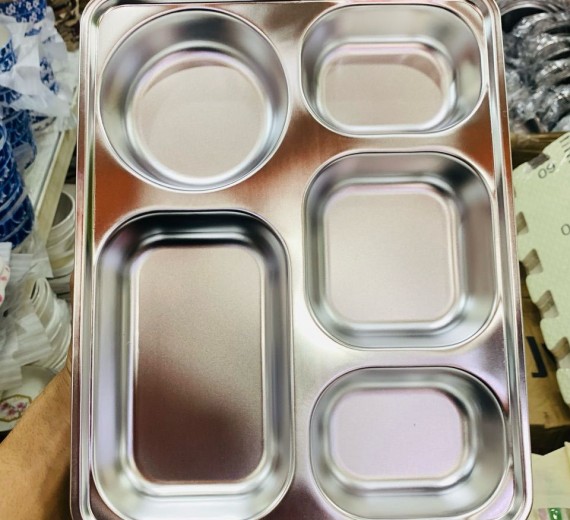 khay cơm inox 5 ngăn