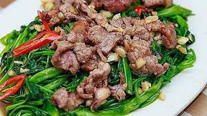 BÒ XÀO RAU MUỐNG