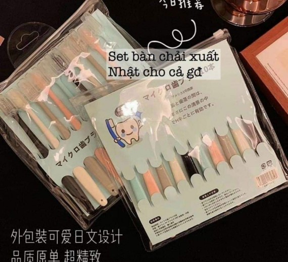 Set bàn chải xuất Nhật