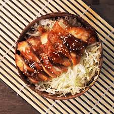 Mỳ ý gà nướng xá xíu / teriyaki