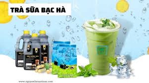 Trà sữa bạc hà 500ml