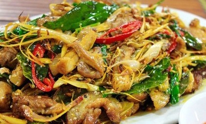 Bò xào sả ớt