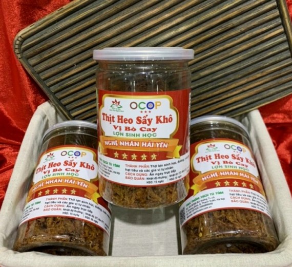 Thịt Heo Sấy Khô - Nghệ Nhân Hải Yến – Lọ 200 Gram