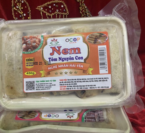 Nem Tôm Nguyên Con