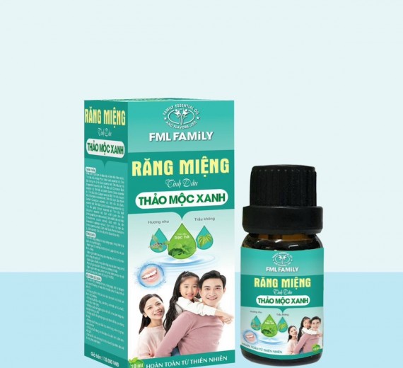 Tinh Dầu Răng Miệng Thảo Mộc Xanh