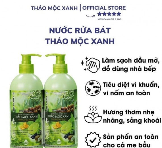 Nước Rửa Bát Quả Bồ Hòn