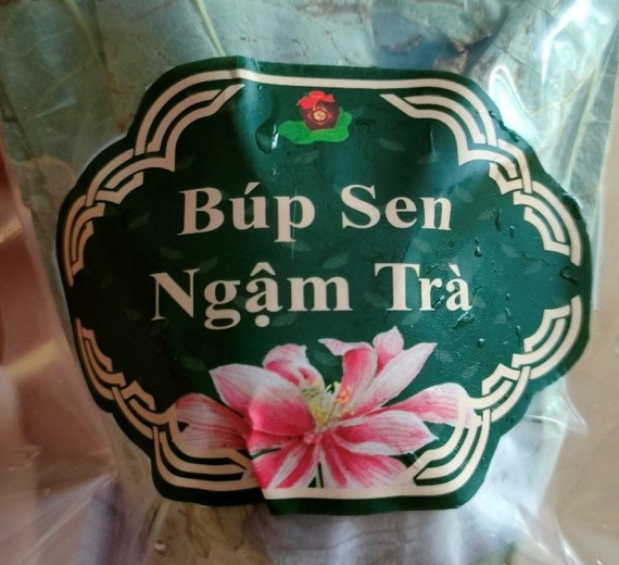 Búp Sen Ngậm Trà Tươi