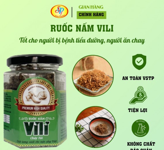 Ruốc nấm VILI (nguyên vị)