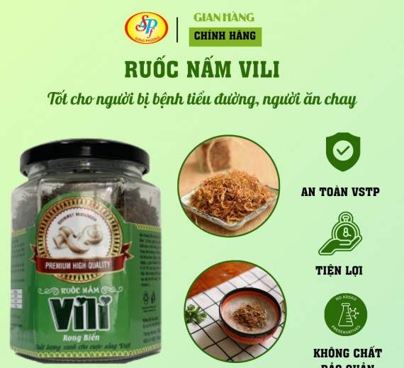 Ruốc nấm VILI (rong biển)